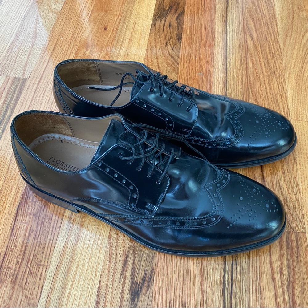 Florsheim Men’s Black Dress Shoes Size 12